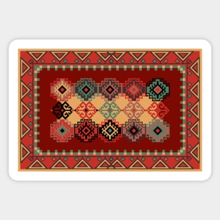 Navajo Pattern Tribal Ethnic Hand Drawn Sticker